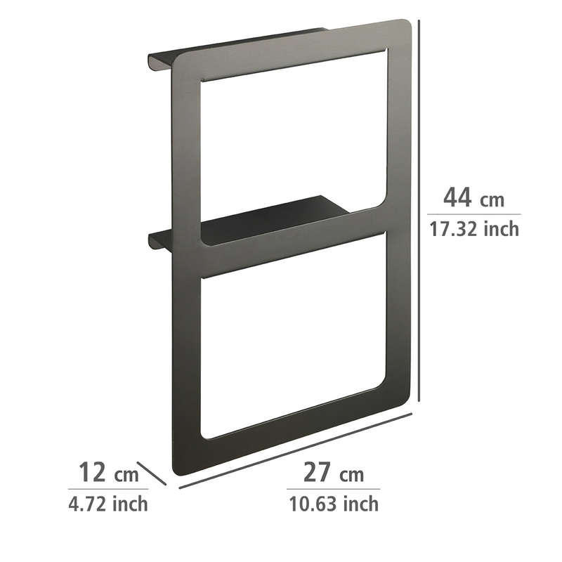 Towel Holder Shelf Duo Montella Aluminium