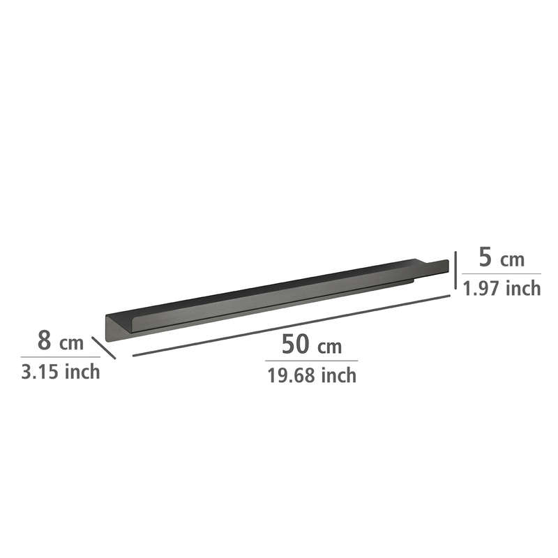 Bathroom Shelf Maxi Montella Aluminium