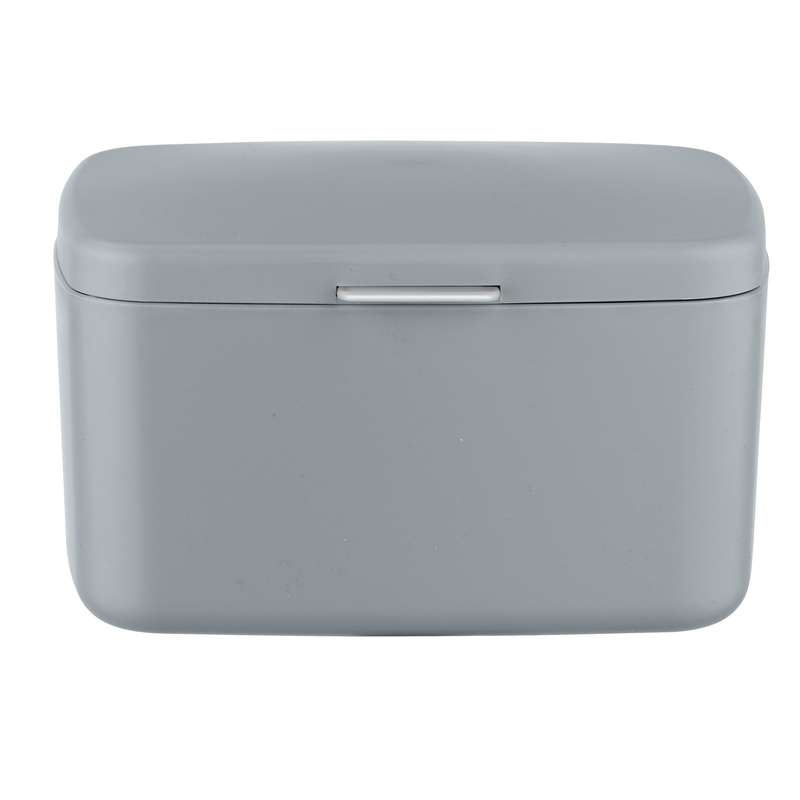 Wenko Bathroom Storage Box - Barcelona - Grey - Unbreakable - 16X11X19Cm