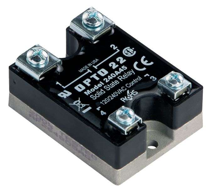 Ssr I/O Module I=24 Vac 280 Vac 45 A P/M 240 Vac=Line 240 A45