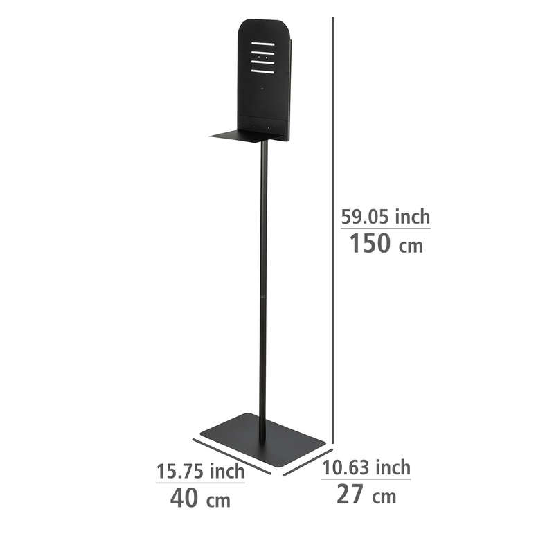 Disinfectant Stand Large Black Matt
