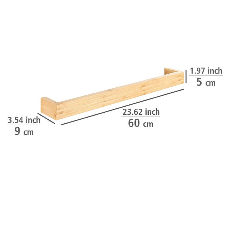 Towel Rail 60cm Bambusa Range Bamboo
