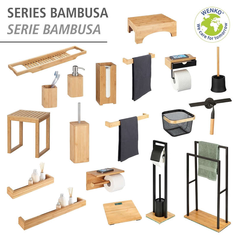 Towel Rail 60cm Bambusa Range Bamboo