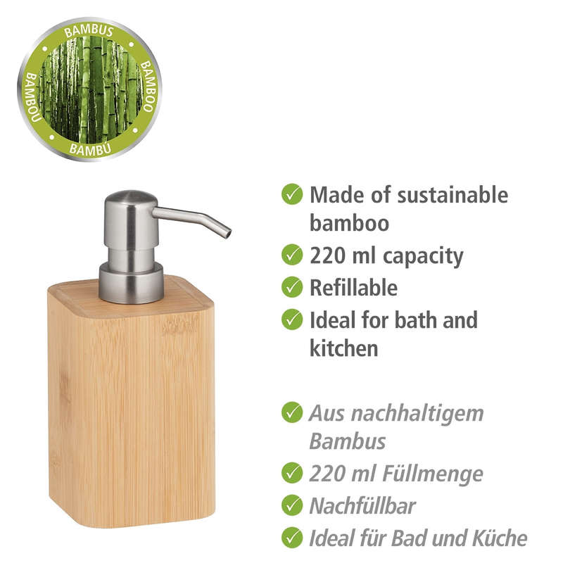 Soap Dispenser Bambusa Range Bamboo
