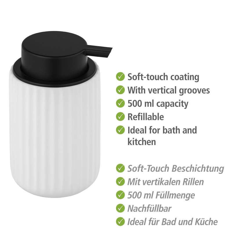 Soap Dispenser Belluno White Ceramic