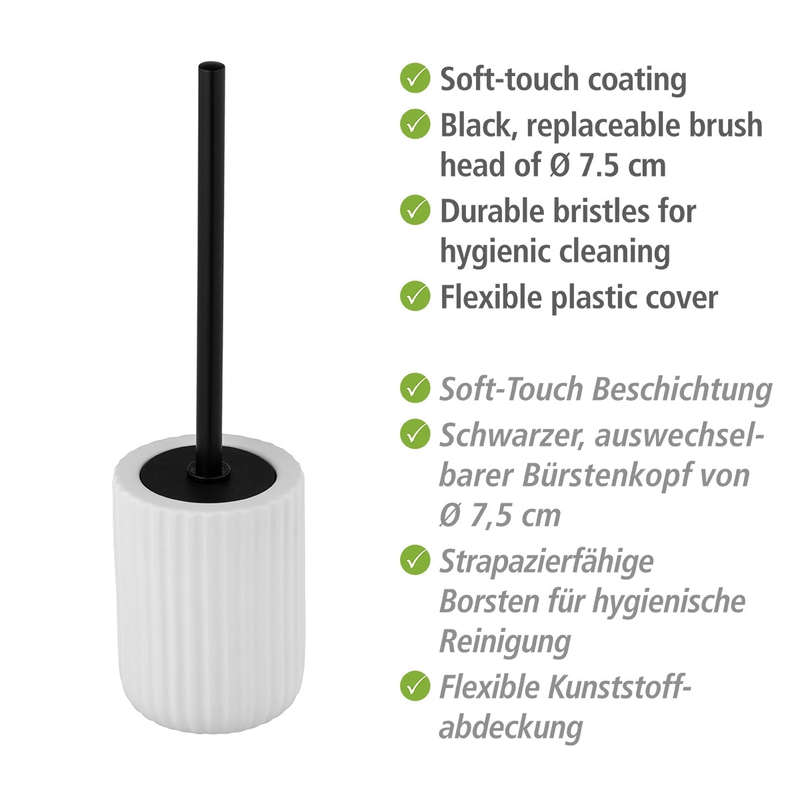 Toilet Brush Belluno White Ceramic