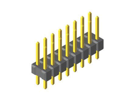 Header Dil 16 W B/Away H=12.5 2542 2 X08 G(12.6)