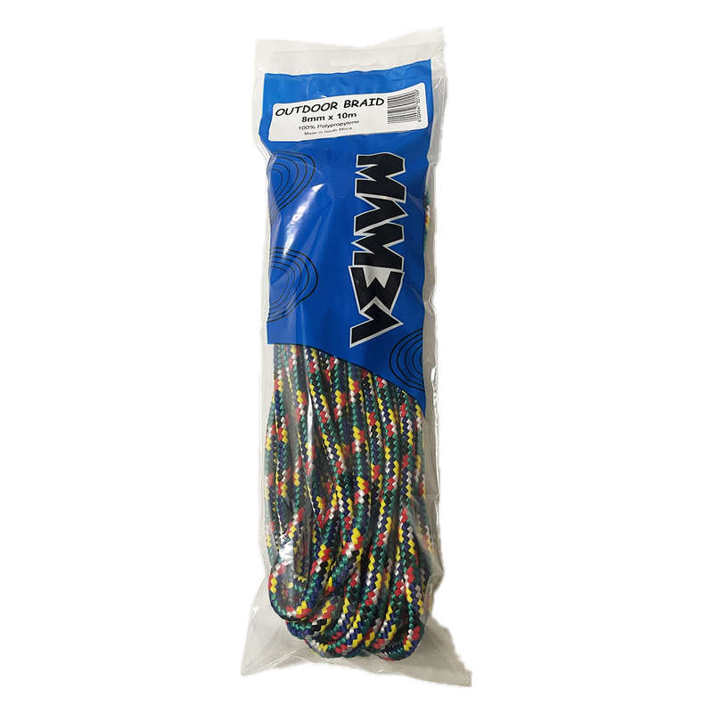 Mamba Rope Braided Outdoor Light Duty 8 Mm 10 M