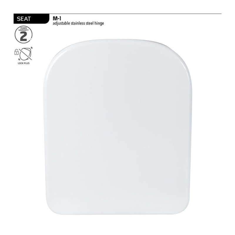 Wirquin Toilet Seat M 1 Thermodur Pl Hng Wht 2.2 Kg