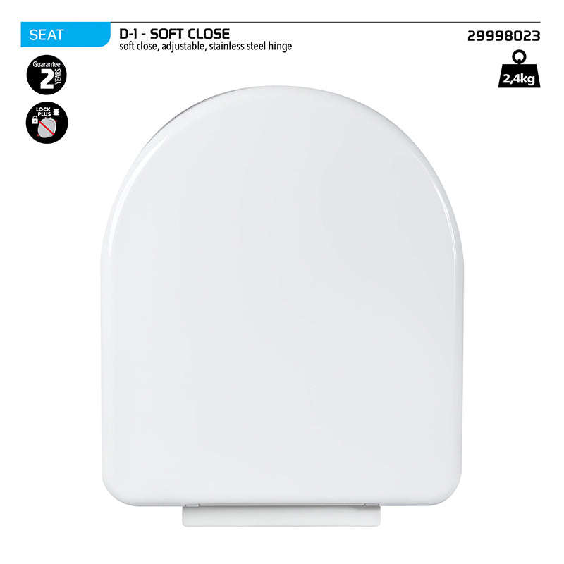 Wirquin Toilet Seat D1 Soft Close