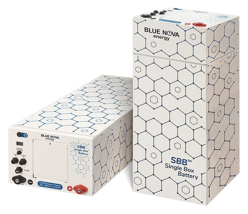 BlueNova 52V SBB Single Box LiFePO4 Battery - 280Ah 14.5Kwh