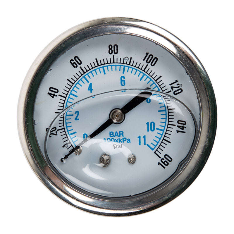 Speroni Gauge Pres Oil 60 Mm 0 11 Bar S/S Back Entry