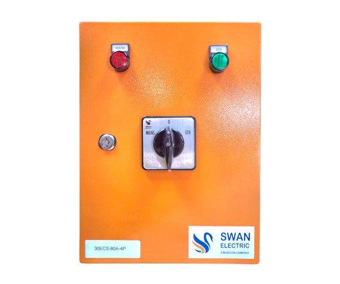 Enclosed Change Over 100 A 4 P Steel Enclosure 30 Ecs 100 A 4 P
