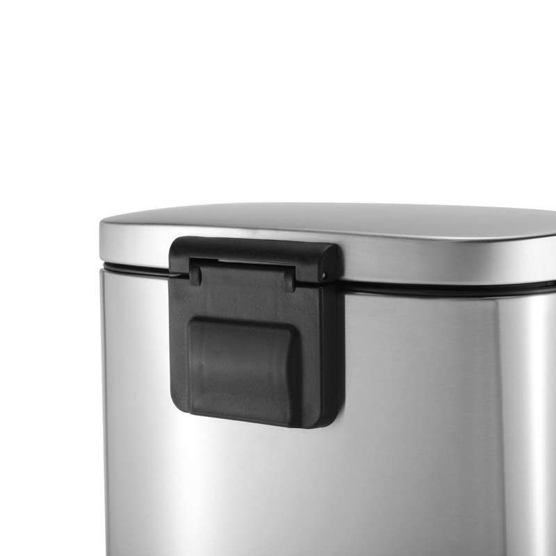 30 L Rectangle Steel Pedal Bin | Modena