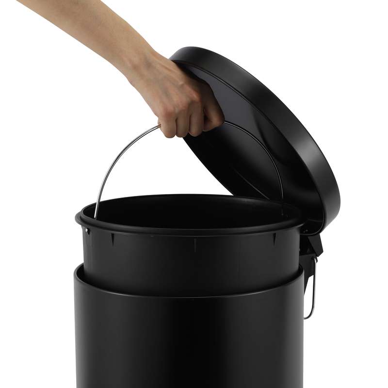5 L + 30 L Steel Pedal Bin Combo Set Roma