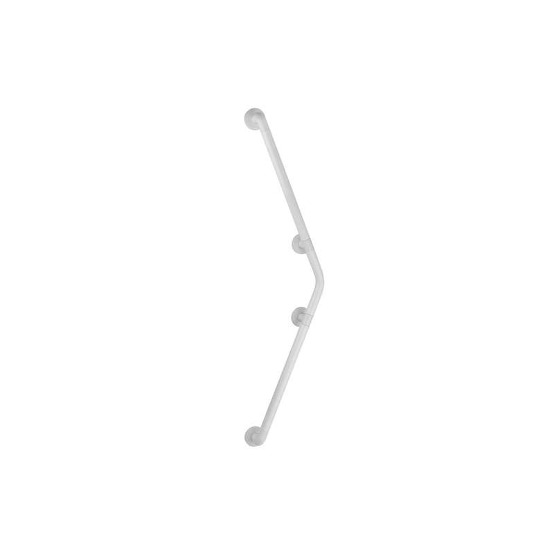 Bathroom Grab Rail Secura White 135° 67x67cm