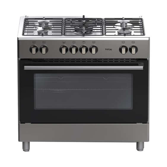 Totai Ts 90 Cm 5 Burner Full Gas Stove Stainless S