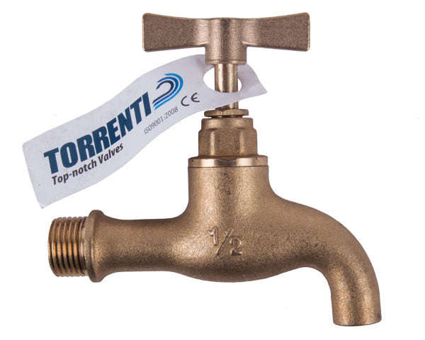Torrenti Tap Brass Plain 200 15 Mm