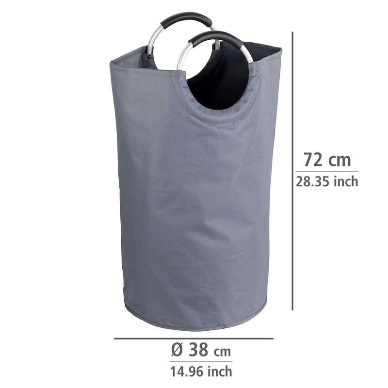 Laundry Basket 69 L Jumbo Anthracite