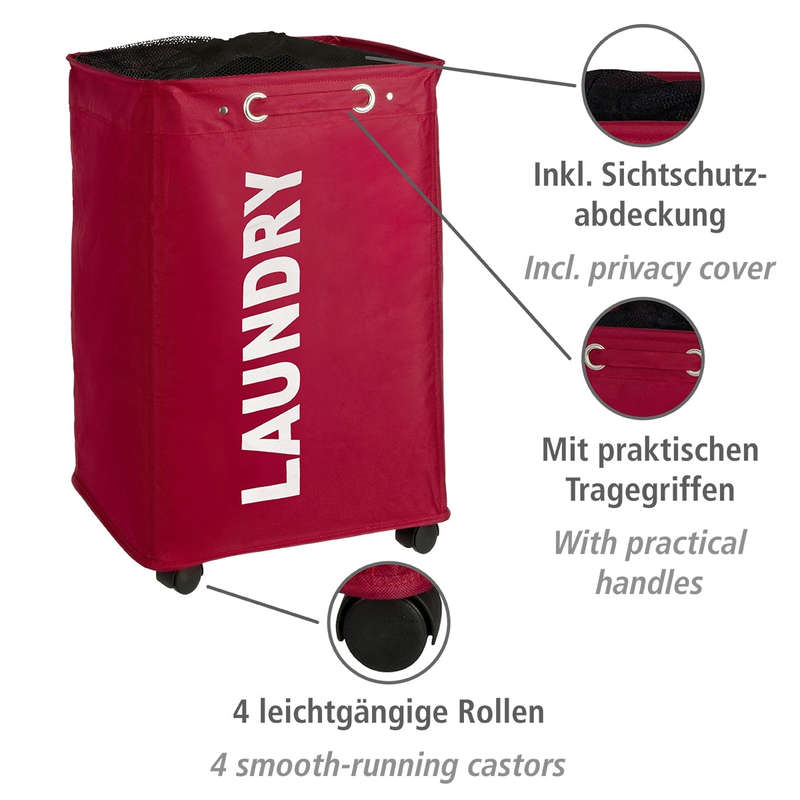 Wenko Laundry Basket 79L - Quadro