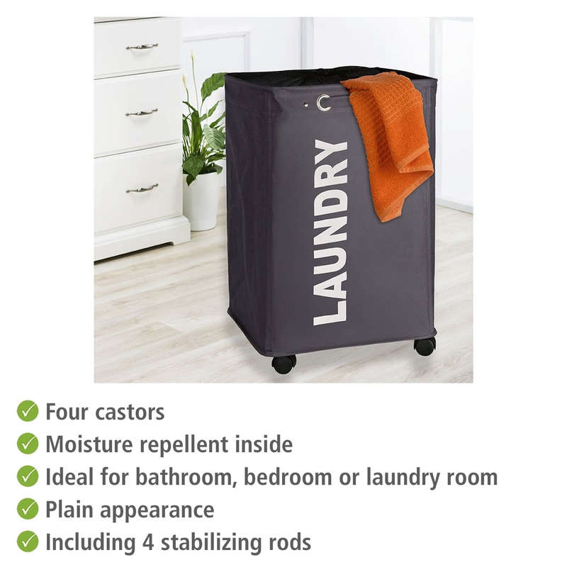 Wenko Laundry Basket 79L - Quadro