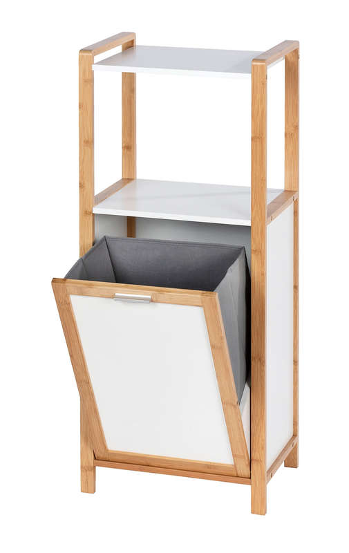 Shelf Unit W/ Laundry Basket Finja Bamboo