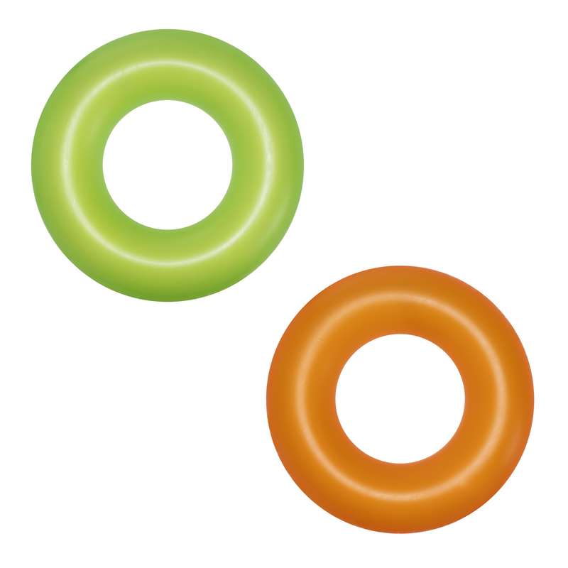 76 Cm Frosted Neon Swim Ring