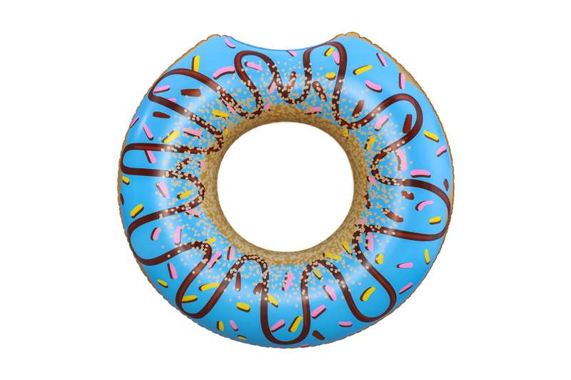 Bestway 1,07m Donut Ring Choc Or Strawberry Assorted