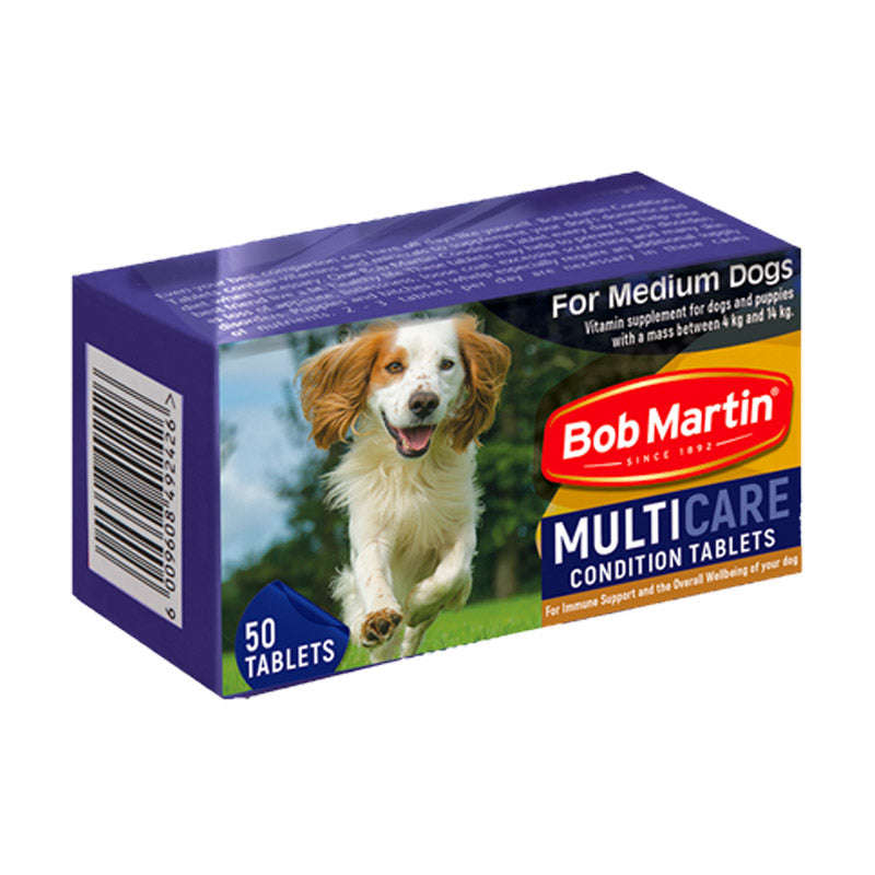 Bob Martin Pet Condition Tablets Meduim Dog 50 Pk