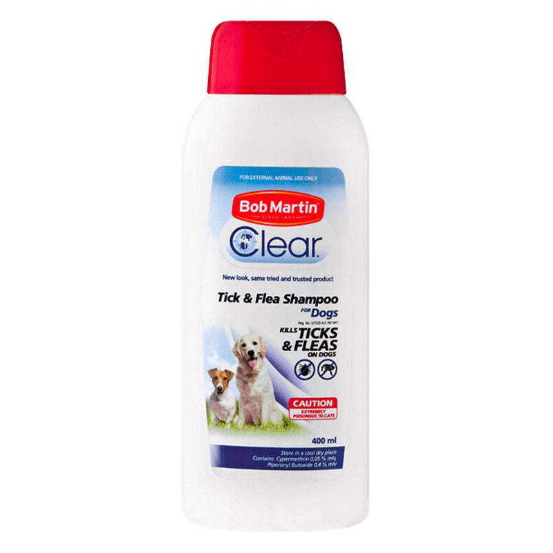 Bob Martin Pet Tick & Flea Dog Shampoo 400 Ml