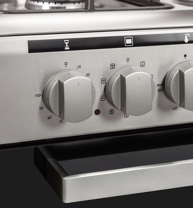 Alva 5-Burner Freestanding Gas Electric Cooker Combo