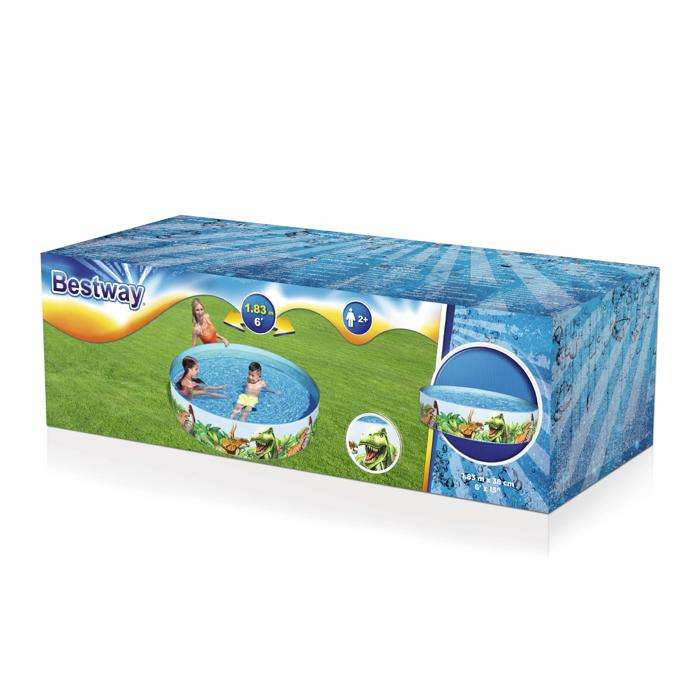 Bestway 1.83m X H38cm Dinosaur Fill'n Fun 946 L