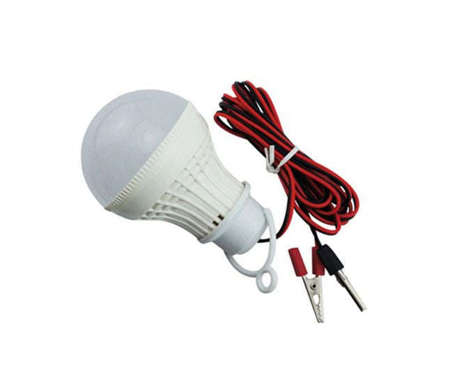 12 Vdc Led Bulb 12 W C/W With Crock Clips Dc 12 V 12 W