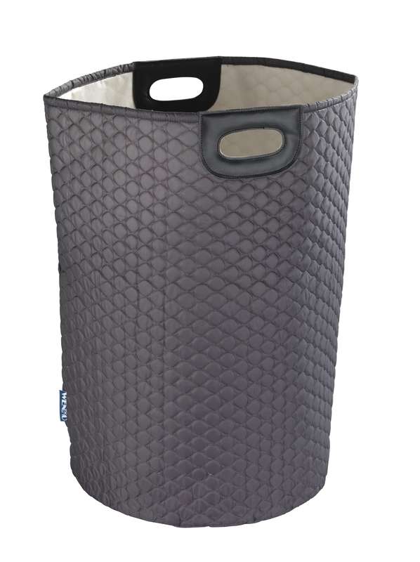 Wenko Laundry Basket 79L- Wabo - Black