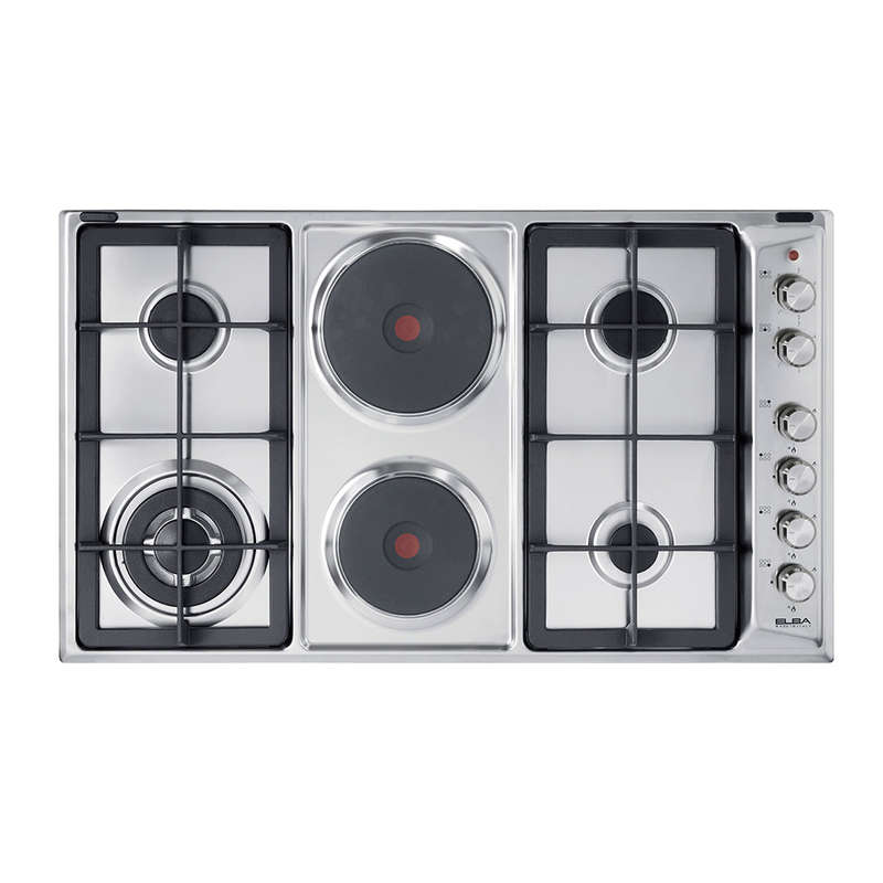 Elba Classic 90 Cm 4 Burner Gas Hob With 2 Electric