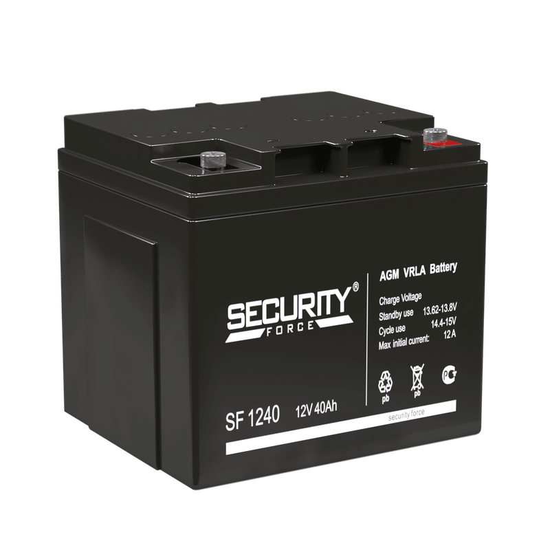 Security Force SF 1240 12V/40AH AGM Deep Cycle Battery