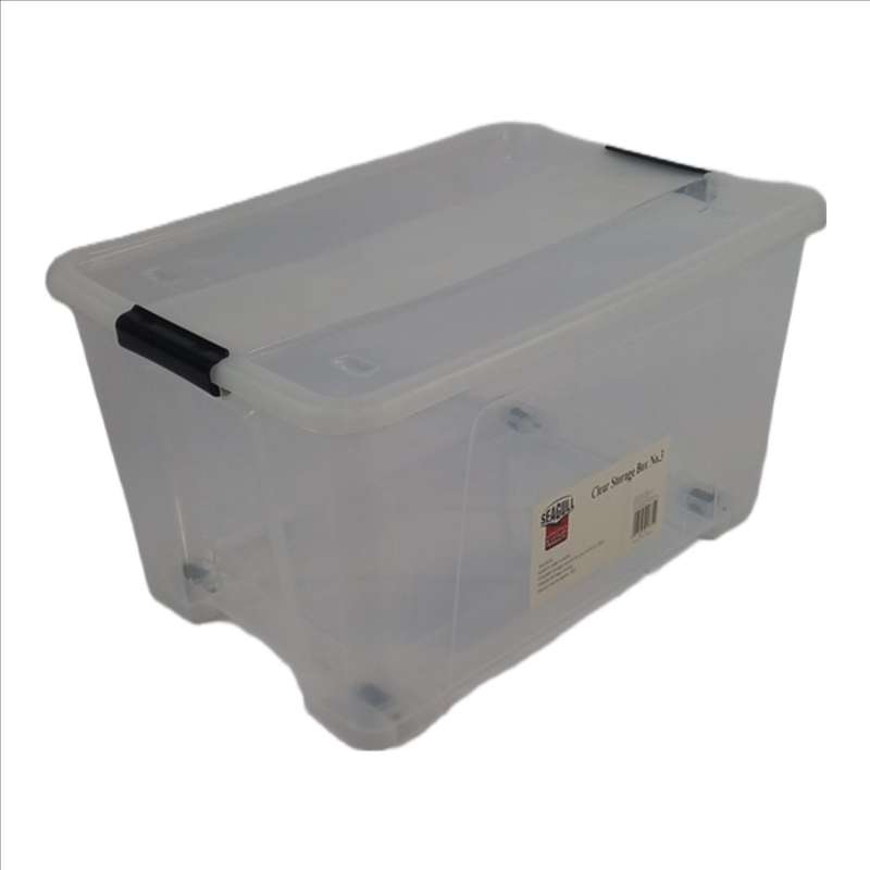 Seagull Clear Storage Box No.3 42 Lt
