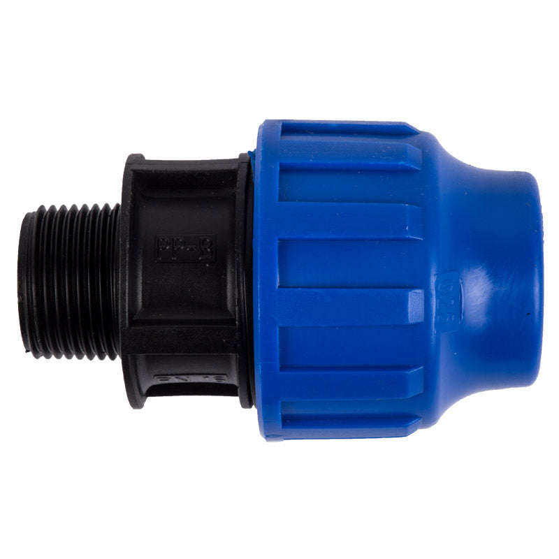 Plast Adaptor Compression Male 40 X1 1/4