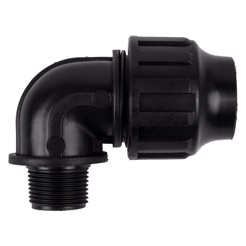 Plast Elbow Compression Male 20 X1/2