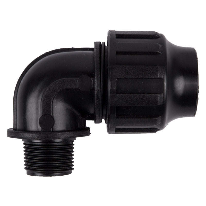 Plast Elbow Compression Male 25 X3/4