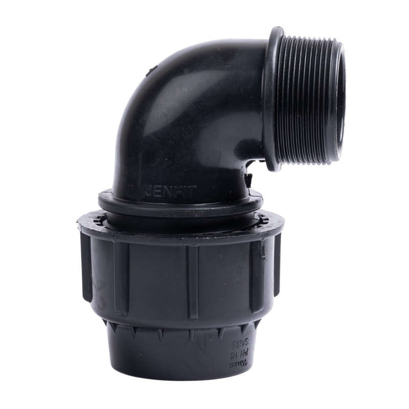 Plast Elbow Compression Male 40 X1 1/4