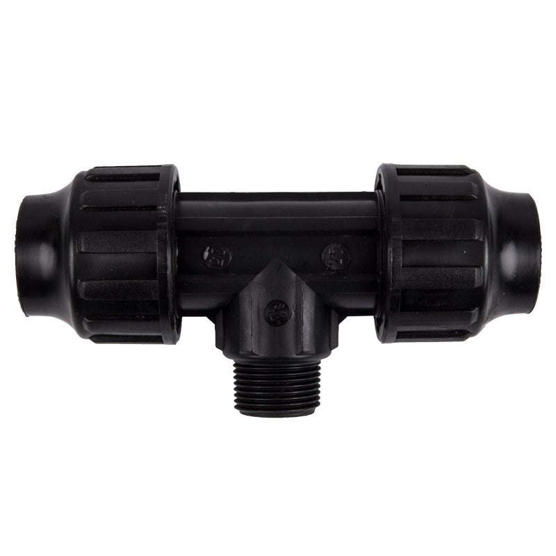 Plast Tee Compression Male 63 X2