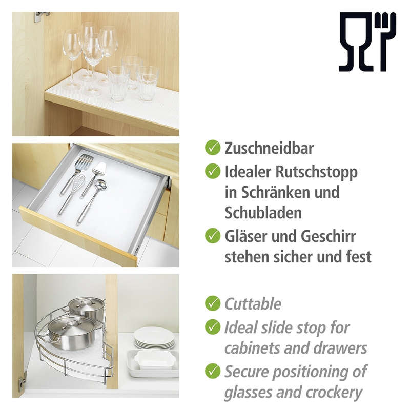 Slip Stop Mat White 150x50cm Roll