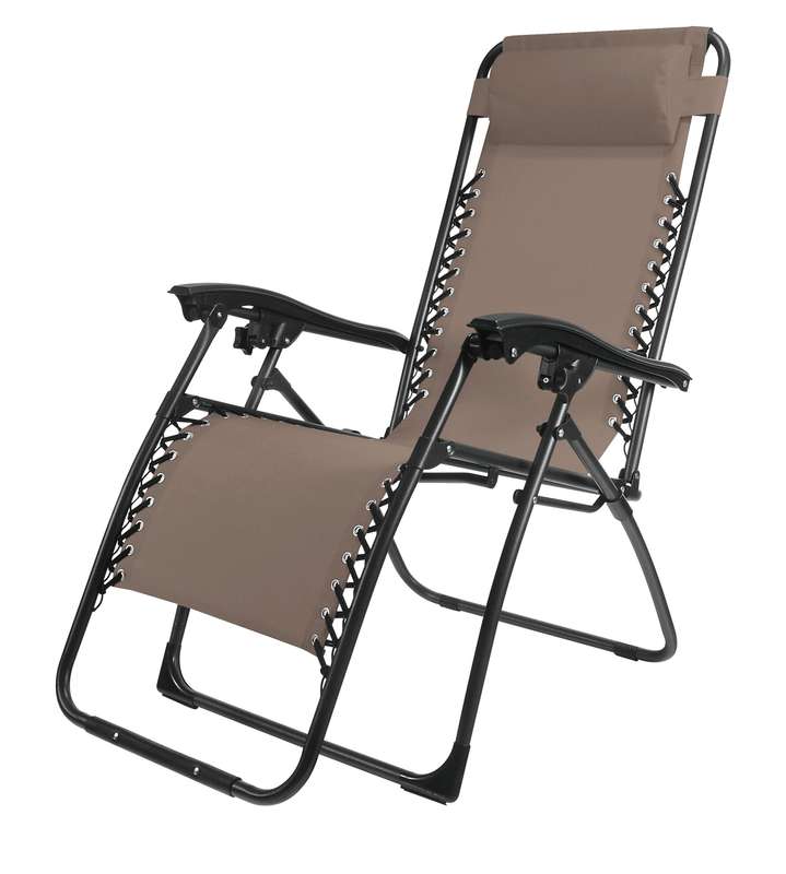 Garden Chair Relax W/Pillow Taupe