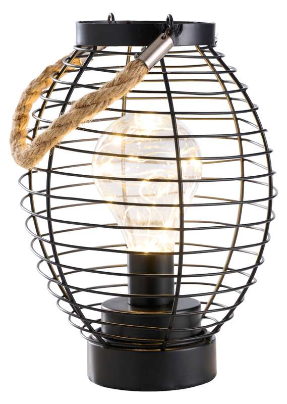 Outdoor Lamp ø20 H24 Cm Black
