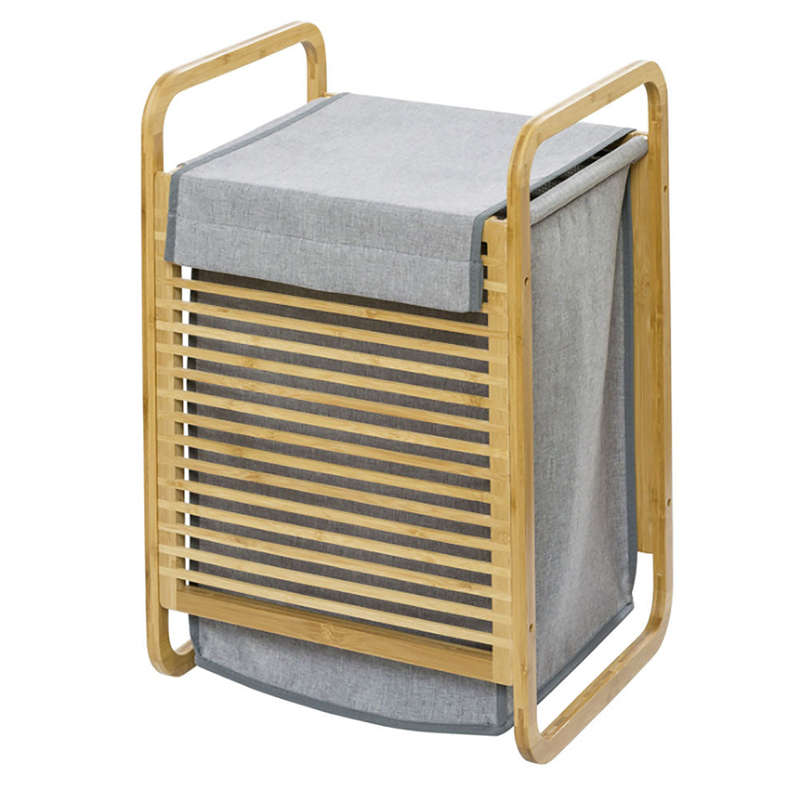 Laundry Basket Bahari Slatted Bamboo