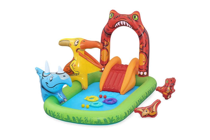 Bestway 2.41m X 1.40m X 1.37m Jurassic Splash Play Center
