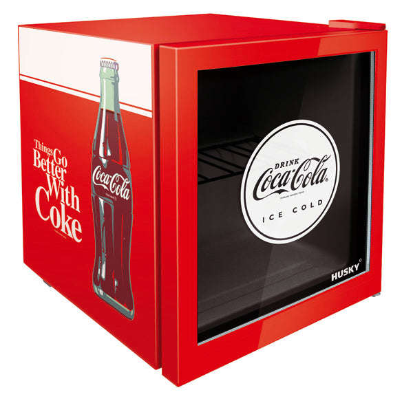 46 L Counter Top Beverage Cooler W/ Glass Door Coca Cola Red
