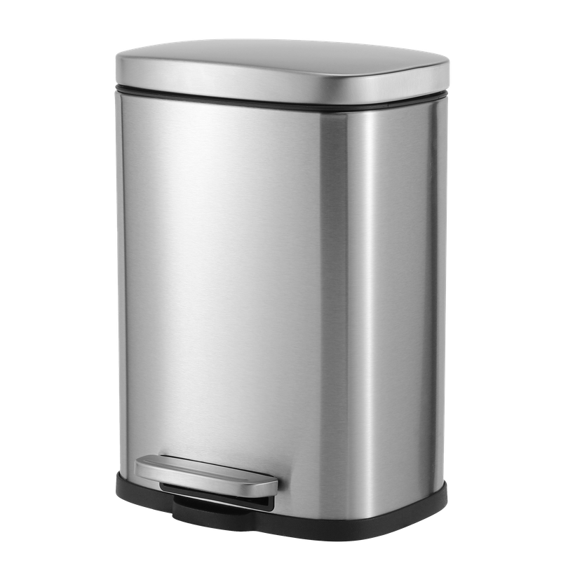 5 L Rectangle Steel Pedal Bin | Modena