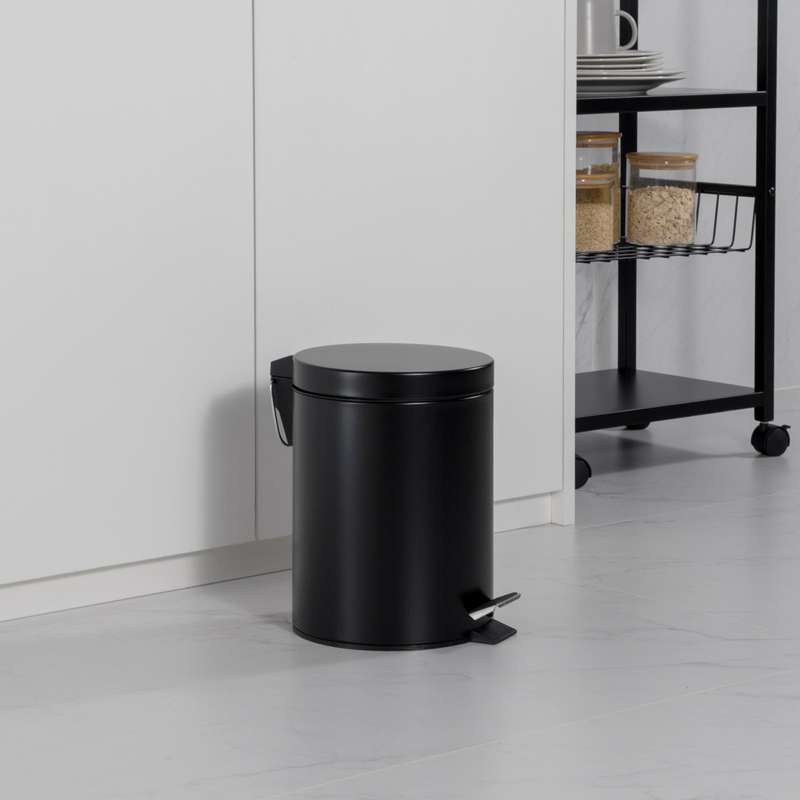 5 L + 30 L Steel Pedal Bin Combo Set Roma